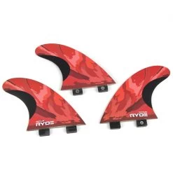 Dérives Surf Ryde DRAW FCS I Honeycomb Set De 3 Medium THRUSTER -SUP Sport Soldes derives surf ryde draw fcs i honeycomb medium thruster 3 3