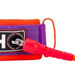 LEASH BODY BOARD HOWZIT ORANGE/VIOLET -SUP Sport Soldes leash body board howzit orange violet 2