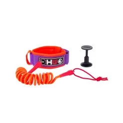 LEASH BODY BOARD HOWZIT ORANGE/VIOLET -SUP Sport Soldes leash body board howzit orange violet 3