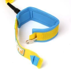 LEASH DE SUP HOWZIT COIL JAUNE/BLEU 9' -SUP Sport Soldes leash de sup howzit coil jaune bleu 9 1 3