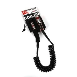 LEASH DE SUP HOWZIT COIL NOIR 9' 9 LEASH DE SUP HOWZIT COIL NOIR 9' -SUP Sport Soldes leash de sup howzit coil noir 9 1 2