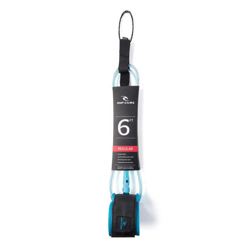 LEASH DE SURF RIP CURL 6?0 GRIP BLEU 1 LEASH DE SURF RIP CURL 6?0 GRIP BLEU