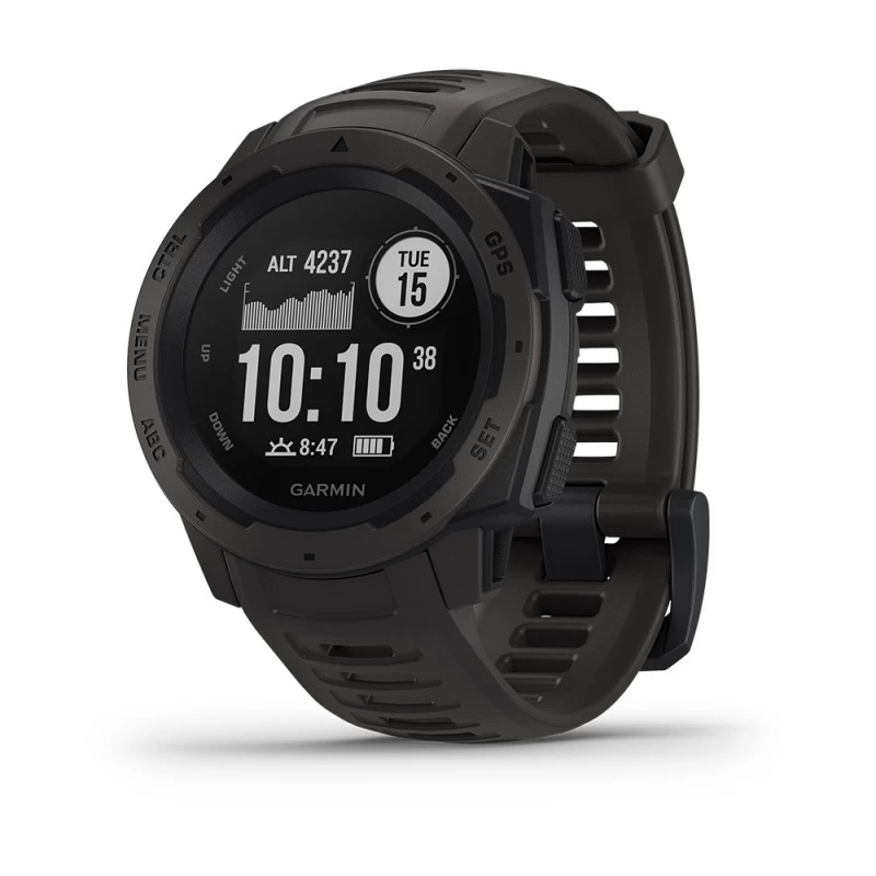 MONTRE GARMIN INSTINCT NOIR GRAPHITE 1 MONTRE GARMIN INSTINCT NOIR GRAPHITE