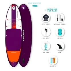 SUP Sport Soldes -SUP Sport Soldes paddle gonflable aqua design lava 100 1
