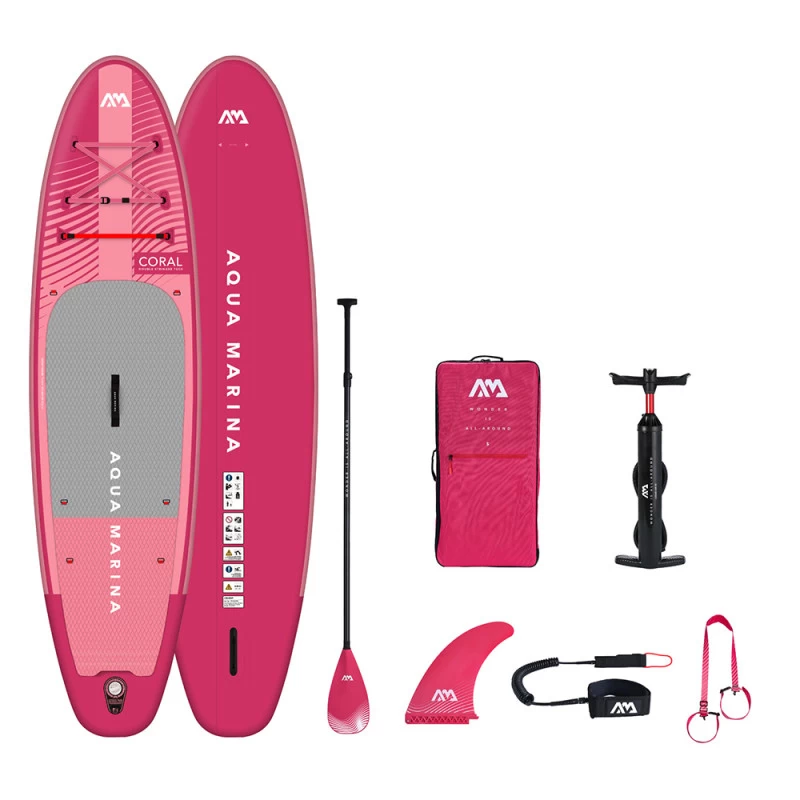 PADDLE GONFLABLE AQUA MARINA CORAL 10.2 RASPBERRY 2023 1 PADDLE GONFLABLE AQUA MARINA CORAL 10.2 RASPBERRY 2023