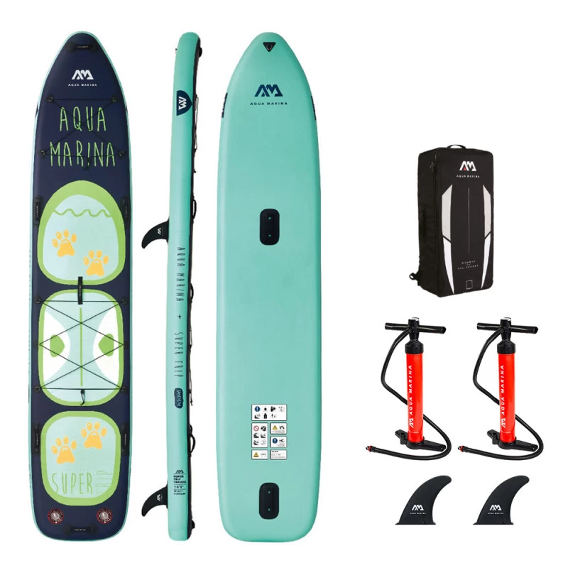 PADDLE GONFLABLE AQUA MARINA SUPER TRIP TANDEM 14.0 2023 1 PADDLE GONFLABLE AQUA MARINA SUPER TRIP TANDEM 14.0 2023