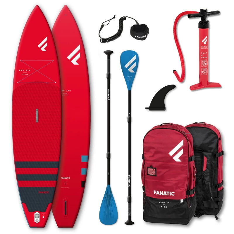 PADDLE GONFLABLE FANATIC RAY AIR 12.6 X 32 PURE ROUGE 2022 2 PADDLE GONFLABLE FANATIC RAY AIR 12.6 X 32 PURE ROUGE 2022 – Image 2