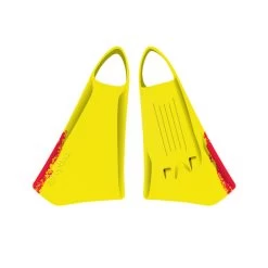 PALMES BODYBOARD OPTION 2 FINS JAUNE/ROUGE 5 PALMES BODYBOARD OPTION 2 FINS JAUNE/ROUGE -SUP Sport Soldes palmes bodyboard option 2 fins jaune rouge 2