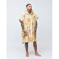 PONCHO AFTER BOTANICAL LINEN -SUP Sport Soldes poncho after botanical linen 2