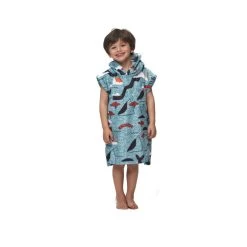 PONCHO AFTER ENFANT SKETCHBOOK BLUE -SUP Sport Soldes poncho after enfant sketchbook blue 2