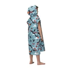 PONCHO AFTER ENFANT SKETCHBOOK BLUE -SUP Sport Soldes poncho after enfant sketchbook blue 3