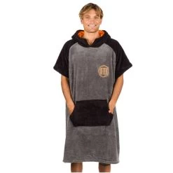 PONCHO AFTER ESSENTIAL SHERPA GRIS TU