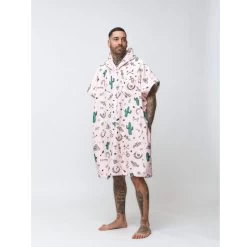 PONCHO AFTER HYPE PALE PINK 6 PONCHO AFTER HYPE PALE PINK -SUP Sport Soldes poncho after hype pale pink 2