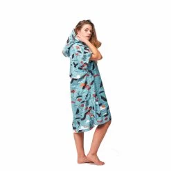 PONCHO AFTER SKETCHBOOK BLEU -SUP Sport Soldes poncho after sketchbook bleu 2