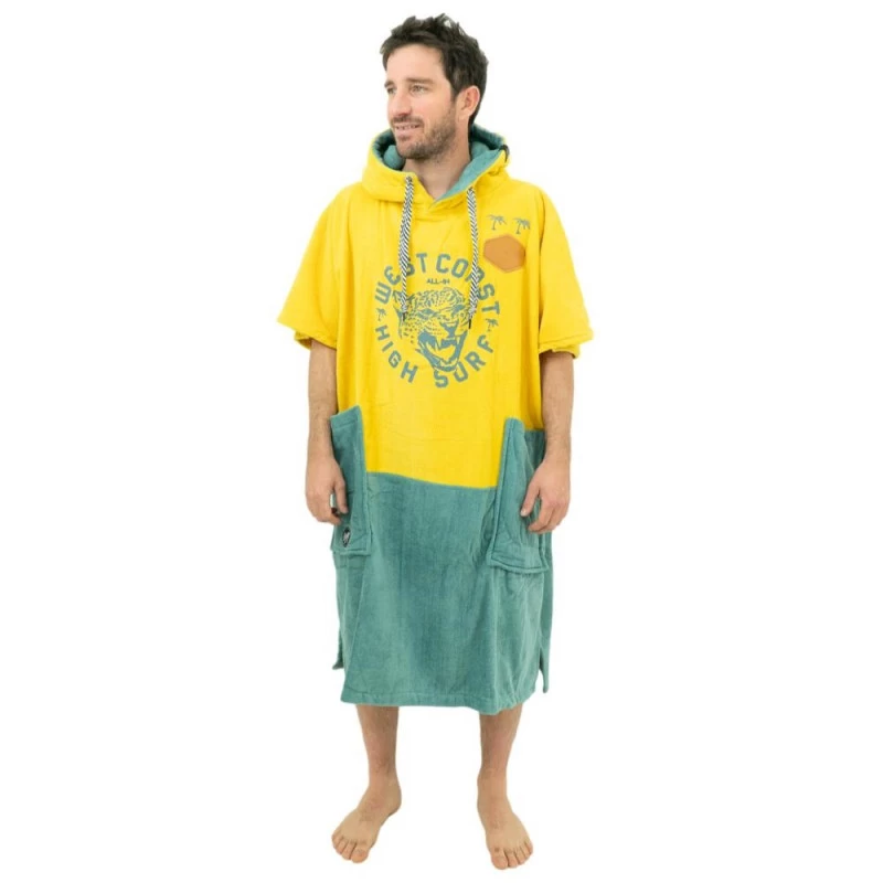 All-In PONCHO ALL IN BUMPY JAUNE/VERT 2 All-In PONCHO ALL IN BUMPY JAUNE/VERT – Image 2
