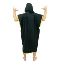 All-In PONCHO ALL IN LIGHT NOIR/JAUNE -SUP Sport Soldes poncho all in light noir jaune 3