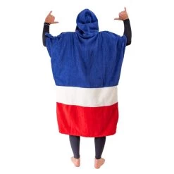 All-In PONCHO ALL IN V COUNTRIES BLEU/BLANC/ROUGE -SUP Sport Soldes poncho all in v countries bleu blanc rouge 3