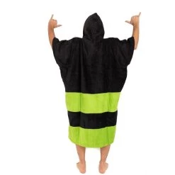 All-In PONCHO ALL IN V FLASH VERT/NOIR -SUP Sport Soldes poncho all in v flash vert noir 3