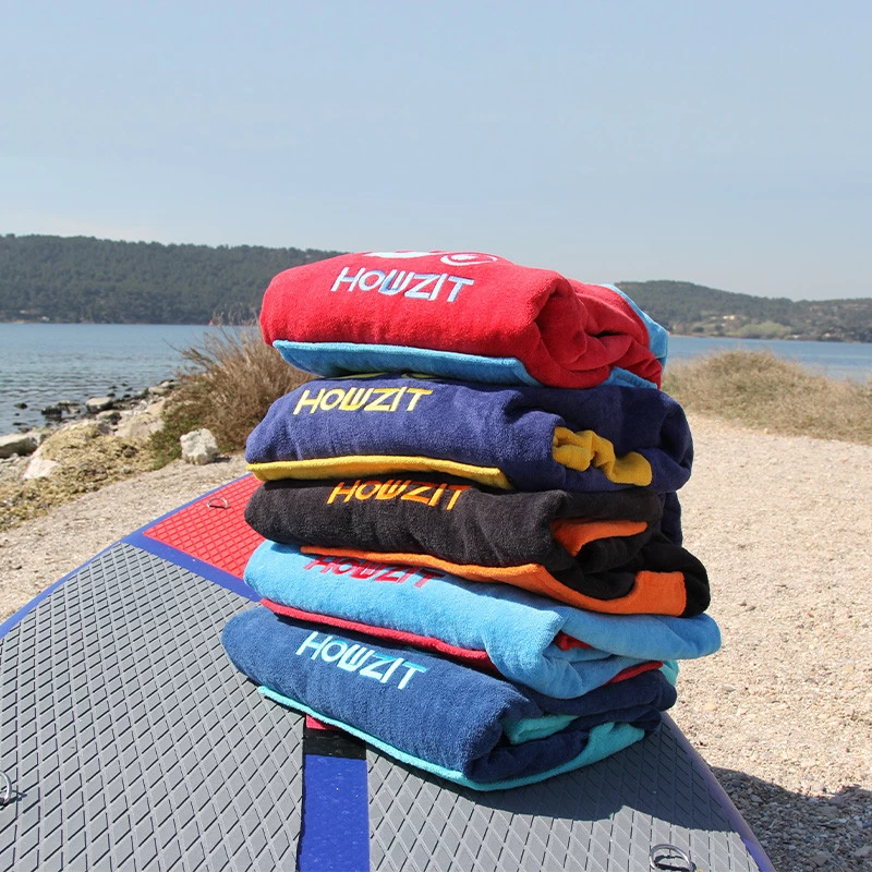 Poncho Howzit Bleu/jaune 9 Poncho Howzit Bleu/jaune – Image 9