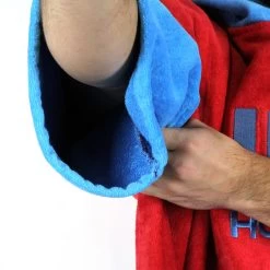Poncho Howzit Bleu/rouge -SUP Sport Soldes poncho howzit bleu rouge 3