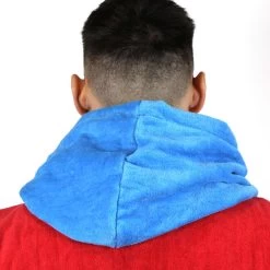 Poncho Howzit Bleu/rouge -SUP Sport Soldes poncho howzit bleu rouge 7