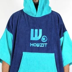 Poncho Howzit Bleu/vert TU -SUP Sport Soldes poncho howzit bleu vert tu 3