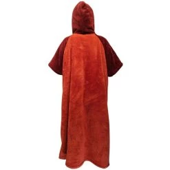 PONCHO PLAID AFTER ESSENTIAL SHERPA ROUGE TU -SUP Sport Soldes poncho plaid after essential sherpa rouge tu 2