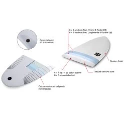 SURF NSP PROTECH TINDER D8 6.2 VERT -SUP Sport Soldes surf nsp protech tinder d8 62 vert 9